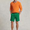 Zelené pánské šortky Ralph Lauren Stretch Straight Fit Chino Zelené pánské šortky Ralph Lauren Stretch Straight Fit Chino
