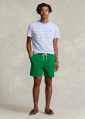 Zelené pánské šortky Ralph Lauren Traveler Swimming Trunk