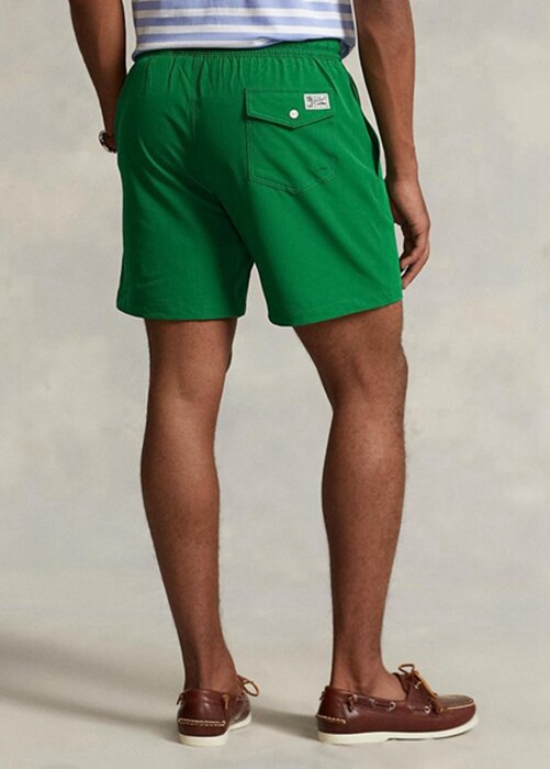 Zelené pánské šortky Ralph Lauren Traveler Swimming Trunk Zelené pánské šortky Ralph Lauren Traveler Swimming Trunk