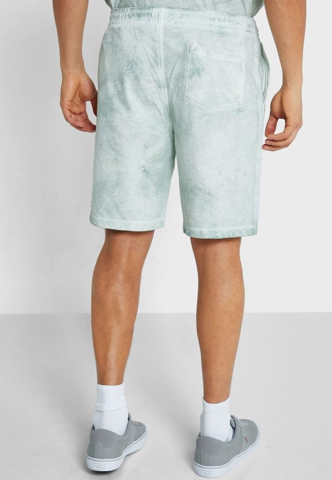 Zelené pánské šortky s potiskem Ralph Lauren Zelené pánské šortky s potiskem Ralph Lauren