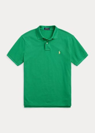 Zelené pánské polokošile Ralph Lauren Ikonické síťované