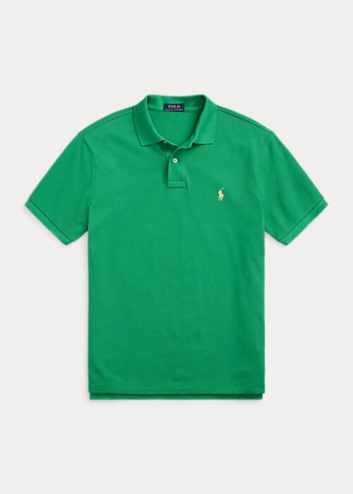 Zelené pánské polokošile Ralph Lauren Ikonické síťované Zelené pánské polokošile Ralph Lauren Ikonické síťované