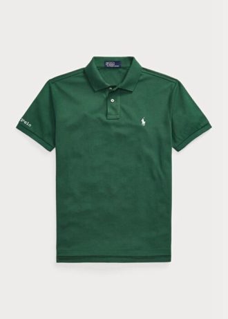Zelené pánské polokošile Ralph Lauren Země