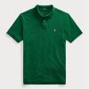 Zelené pánské polokošile Slim Fit Mesh Ralph Lauren Custom