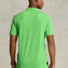 Zelené pánské polokošile Slim Fit Mesh Ralph Lauren Custom Zelené pánské polokošile Slim Fit Mesh Ralph Lauren Custom