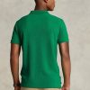 Zelené pánské polokošile Slim Fit Mesh Ralph Lauren Custom Zelené pánské polokošile Slim Fit Mesh Ralph Lauren Custom