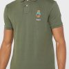 Zelené pánské polokošile Slim Fit Ralph Lauren Custom Zelené pánské polokošile Slim Fit Ralph Lauren Custom