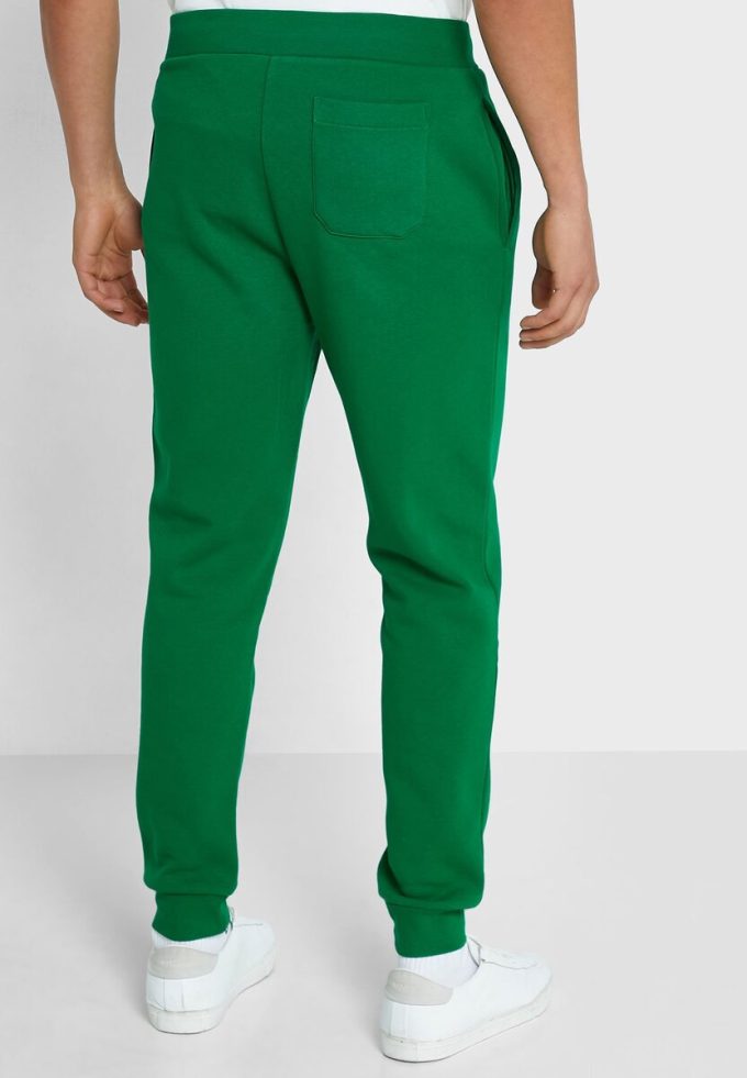 Zelené pánské tepláky Ralph Lauren Logo