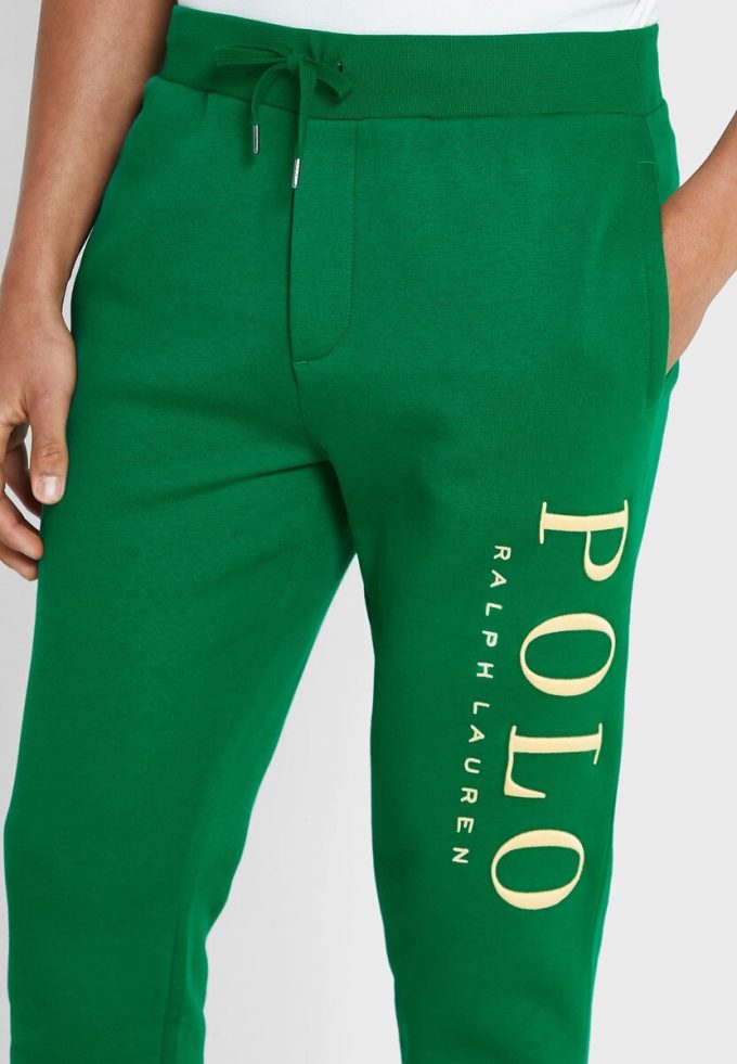 Zelené pánské tepláky Ralph Lauren Logo