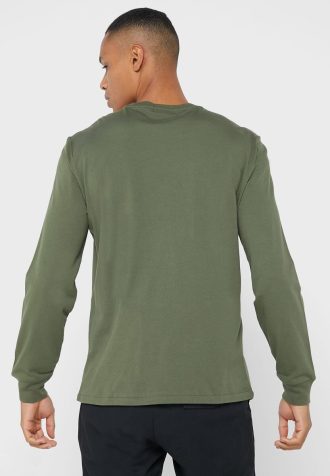 Zelená pánská trička Ralph Lauren Graphic Crew Neck