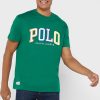 Zelená pánská trička Ralph Lauren Logo Crew Neck Zelená pánská trička Ralph Lauren Logo Crew Neck