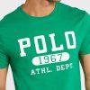 Zelená pánská trička Ralph Lauren Logo Crew Neck