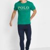 Zelená pánská trička Ralph Lauren Logo Crew Neck