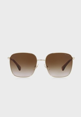 Zlaté dámské sluneční brýle Ralph Lauren 0Ra4136 Oversized Zlaté dámské sluneční brýle Ralph Lauren 0Ra4136 Oversized
