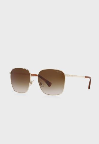 Zlaté dámské sluneční brýle Ralph Lauren 0Ra4136 Oversized Zlaté dámské sluneční brýle Ralph Lauren 0Ra4136 Oversized