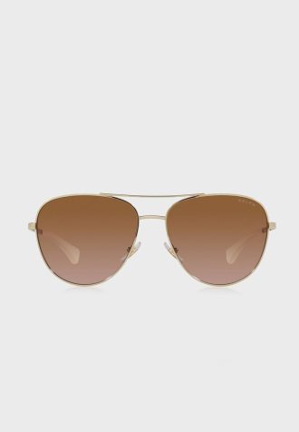 Zlaté dámské sluneční brýle Ralph Lauren 0Ra4139 Aviator Zlaté dámské sluneční brýle Ralph Lauren 0Ra4139 Aviator