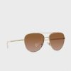 Zlaté dámské sluneční brýle Ralph Lauren 0Ra4139 Aviator