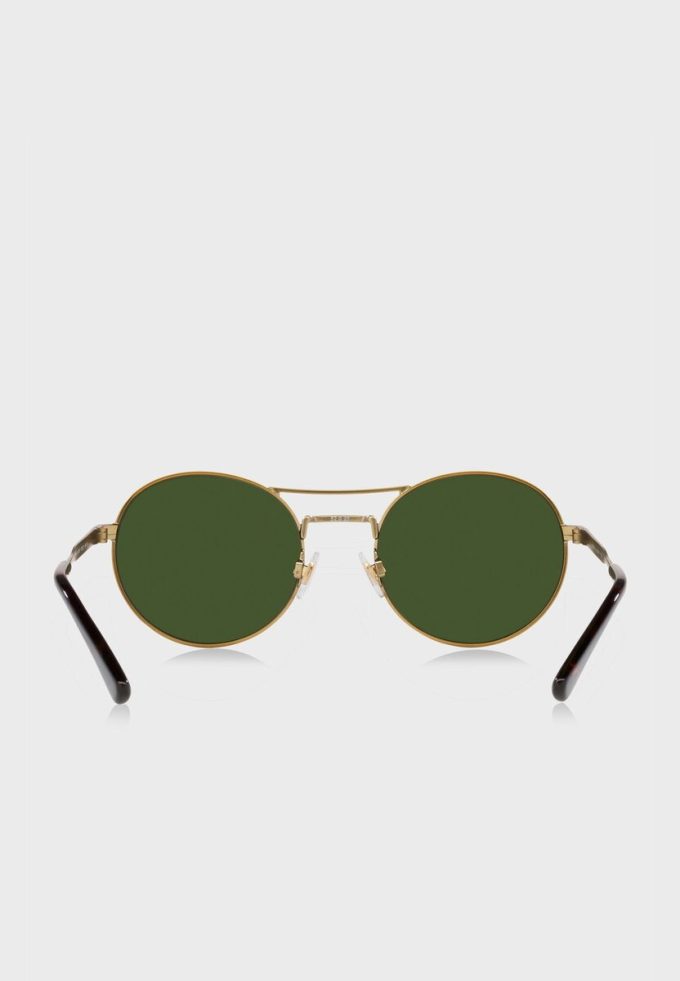 Zlaté pánské kulaté sluneční brýle Ralph Lauren 0Ph3142 Zlaté pánské kulaté sluneční brýle Ralph Lauren 0Ph3142
